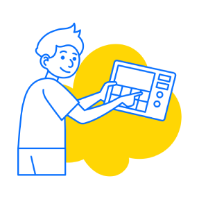 Training to use alternative communication device (AAC)